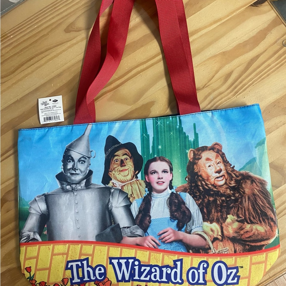 The Wizard of Oz Themed Tote Bag - Red and Blue